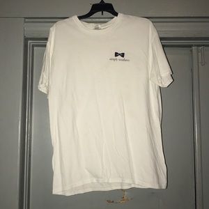 Bundle of Yellow pink & white simply southern tees